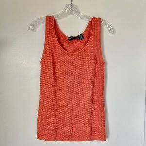 Dana Buchman Coral Knitted Tank Top